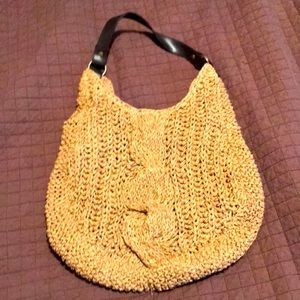 Straw purse